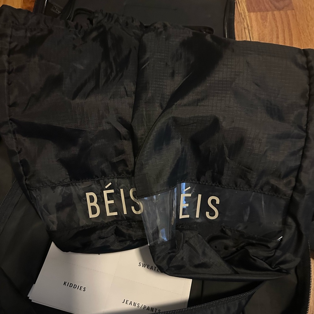 BÉIS Black Travel Organizer Set